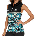 Aotearoa New Zealand Kiwis Tima Riki Motu Women Sleeveless Polo Shirt