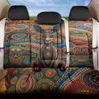 Australian Aboriginal Art Kangaroo Back Car Seat Cover Looking Forward Looking Blak Aboriginal Dot Painting