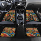 Australian Aboriginal Art Kangaroo Car Mats Looking Forward Looking Blak Aboriginal Dot Painting