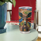Australian Aboriginal Art Kangaroo Tumbler Cup Looking Forward Looking Blak Aboriginal Dot Painting