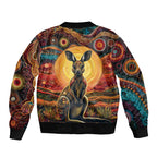 Australian Aboriginal Art Kangaroo Bomber Jacket Maintain the Dreaming Aboriginal Dot Painting