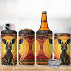 Australian Aboriginal Art Kangaroo 4 in 1 Can Cooler Tumbler Maintain the Dreaming Aboriginal Dot Painting