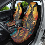 Australian Aboriginal Art Kangaroo Car Seat Cover Maintain the Dreaming Aboriginal Dot Painting
