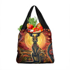 Australian Aboriginal Art Kangaroo Grocery Bag Maintain the Dreaming Aboriginal Dot Painting