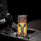 Australian Aboriginal Art Kangaroo Skinny Tumbler Maintain the Dreaming Aboriginal Dot Painting