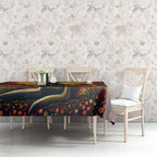Australian Aboriginal Art Kangaroo Tablecloth Maintain the Dreaming Aboriginal Dot Painting