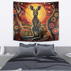 Australian Aboriginal Art Kangaroo Tapestry Maintain the Dreaming Aboriginal Dot Painting
