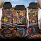 Australian Aboriginal Art Kangaroo Back Car Seat Cover Our Children Our Future Aboriginal Dot Painting