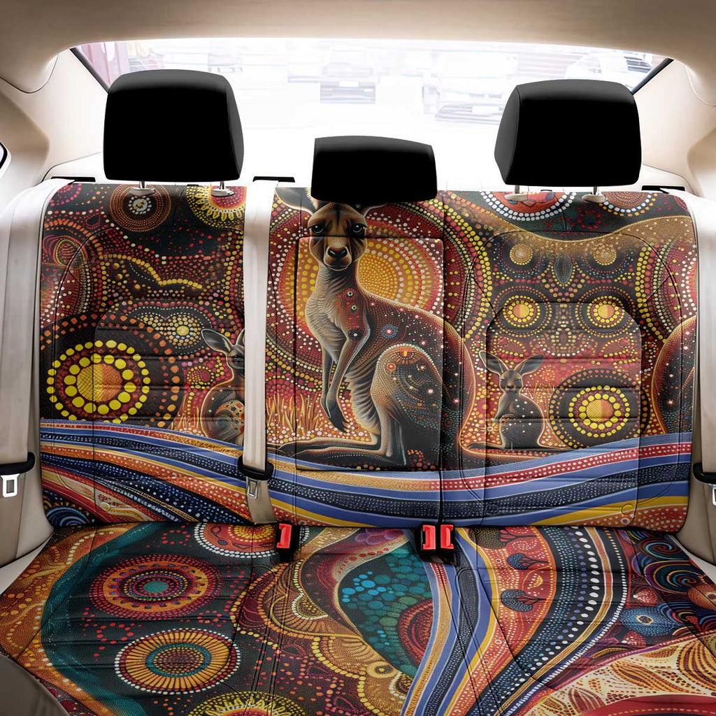 Australian Aboriginal Art Kangaroo Back Car Seat Cover Our Children Our Future Aboriginal Dot Painting