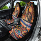 Australian Aboriginal Art Kangaroo Car Seat Cover Our Children Our Future Aboriginal Dot Painting