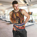 Australian Aboriginal Art Kangaroo Men Tank Top Our Children Our Future Aboriginal Dot Painting