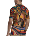 Australian Aboriginal Art Kangaroo Rugby Jersey Our Children Our Future Aboriginal Dot Painting