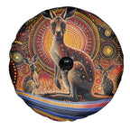 Australian Aboriginal Art Kangaroo Spare Tire Cover Our Children Our Future Aboriginal Dot Painting