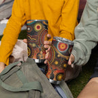 Australian Aboriginal Art Kangaroo Tumbler Cup Our Children Our Future Aboriginal Dot Painting