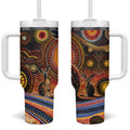 Australian Aboriginal Art Kangaroo Tumbler With Handle Our Children Our Future Aboriginal Dot Painting