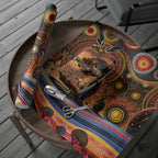 Australian Aboriginal Art Kangaroo Wrapping Paper Our Children Our Future Aboriginal Dot Painting - Aussie Hoodie