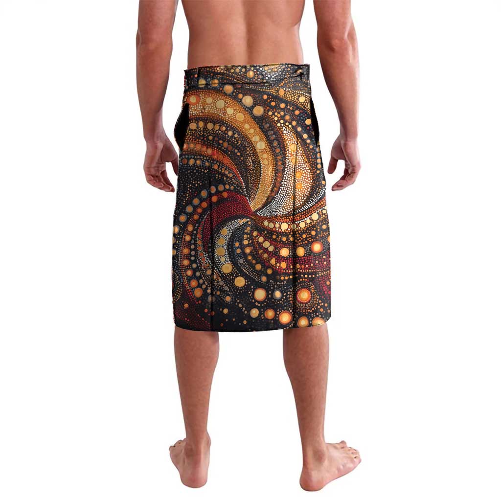 Australian Aboriginal Art Kangaroo Lavalava Warm Earth Tones Aboriginal Dot Painting