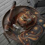 Australian Aboriginal Art Kangaroo Wrapping Paper Warm Earth Tones Aboriginal Dot Painting - Aussie Hoodie