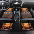 Australian Flinders Street Railway Station Car Mats Aboriginal Dot Painting