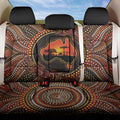 Lizard and Australia Map Back Car Seat Cover Aboriginal Dot Painting