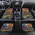 The Gold Coast Queensland Car Mats Australian Landscapes Aboriginal Dot Painting