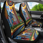 The Gold Coast Queensland Car Seat Cover Australian Landscapes Aboriginal Dot Painting