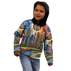 The Gold Coast Queensland Kid Hoodie Australian Landscapes Aboriginal Dot Painting