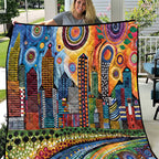 The Gold Coast Queensland Quilt Australian Landscapes Aboriginal Dot Painting