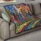 The Gold Coast Queensland Quilt Australian Landscapes Aboriginal Dot Painting