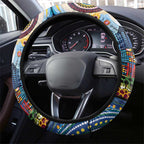 The Gold Coast Queensland Steering Wheel Cover Australian Landscapes Aboriginal Dot Painting