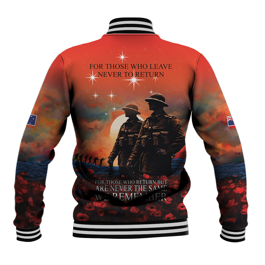New Zealand ANZAC The Stars of Matariki Baseball Jacket For Your Tomorrow They Gave Their Today