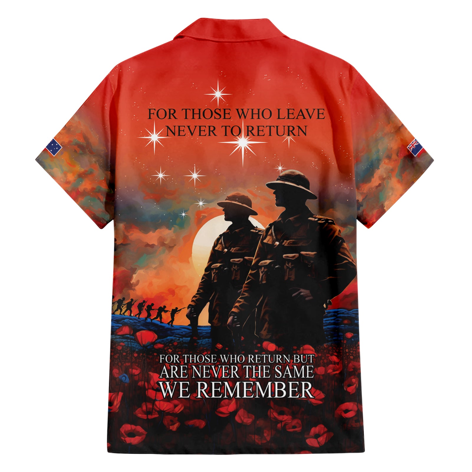 New Zealand ANZAC The Stars of Matariki Hawaiian Shirt For Your Tomorrow They Gave Their Today