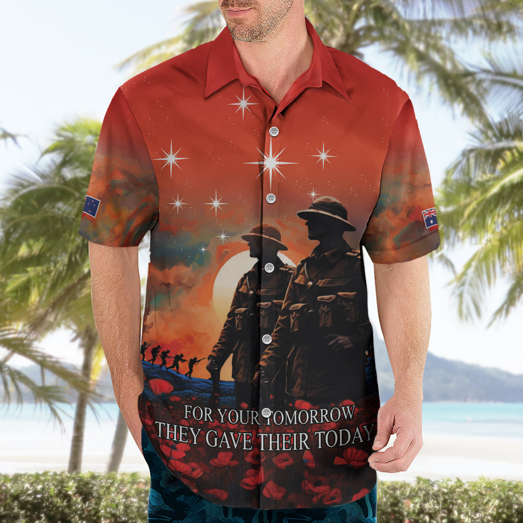 New Zealand ANZAC The Stars of Matariki Hawaiian Shirt For Your Tomorrow They Gave Their Today