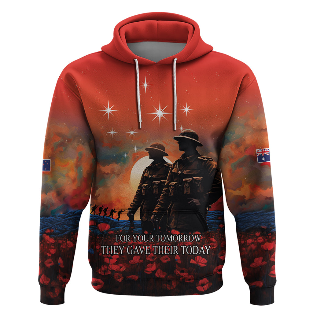 New Zealand ANZAC The Stars of Matariki Hoodie For Your Tomorrow They Gave Their Today