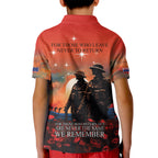 New Zealand ANZAC The Stars of Matariki Kid Polo Shirt For Your Tomorrow They Gave Their Today