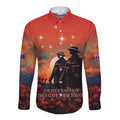 New Zealand ANZAC The Stars of Matariki Long Sleeve Button Shirt For Your Tomorrow They Gave Their Today