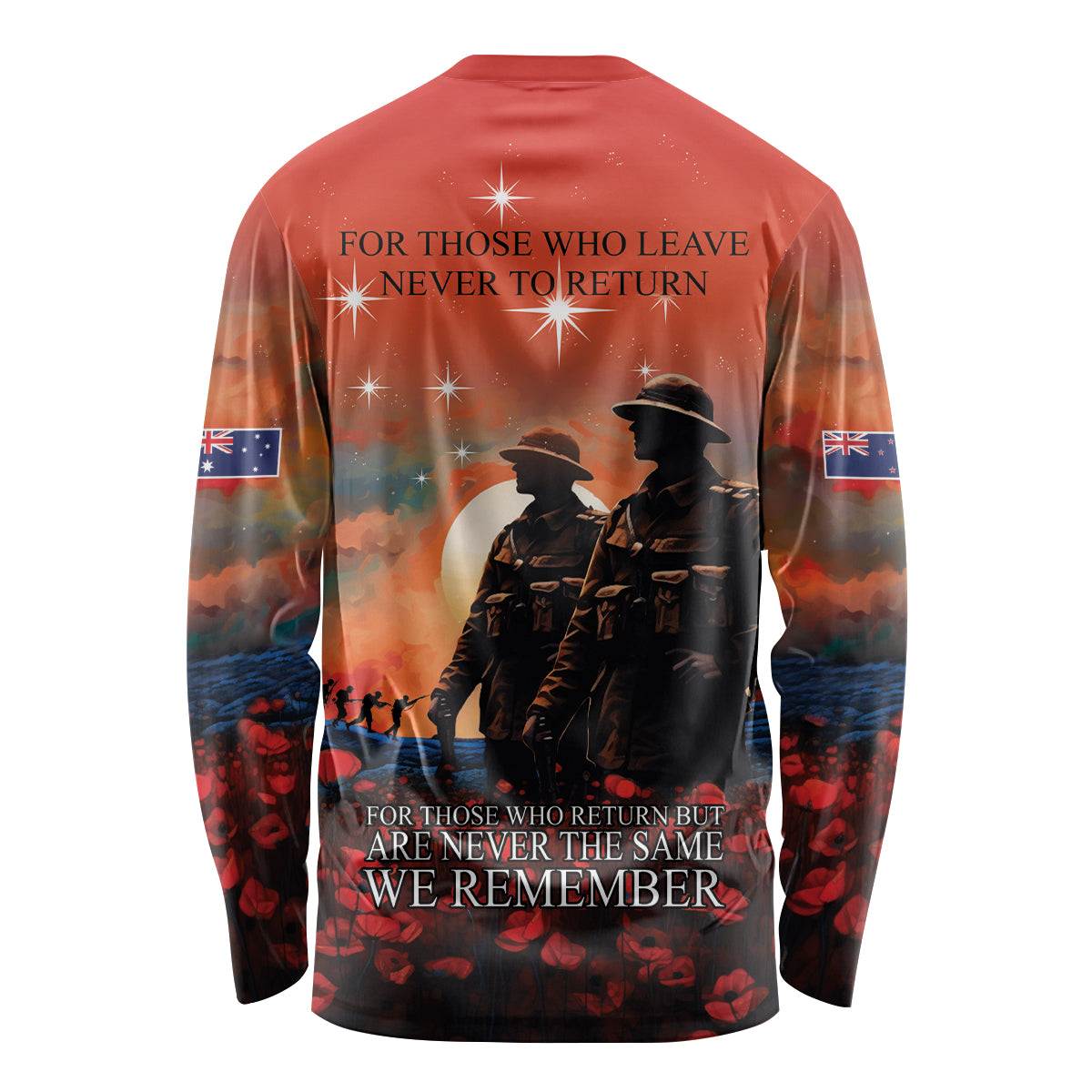 New Zealand ANZAC The Stars of Matariki Long Sleeve Shirt For Your Tomorrow They Gave Their Today