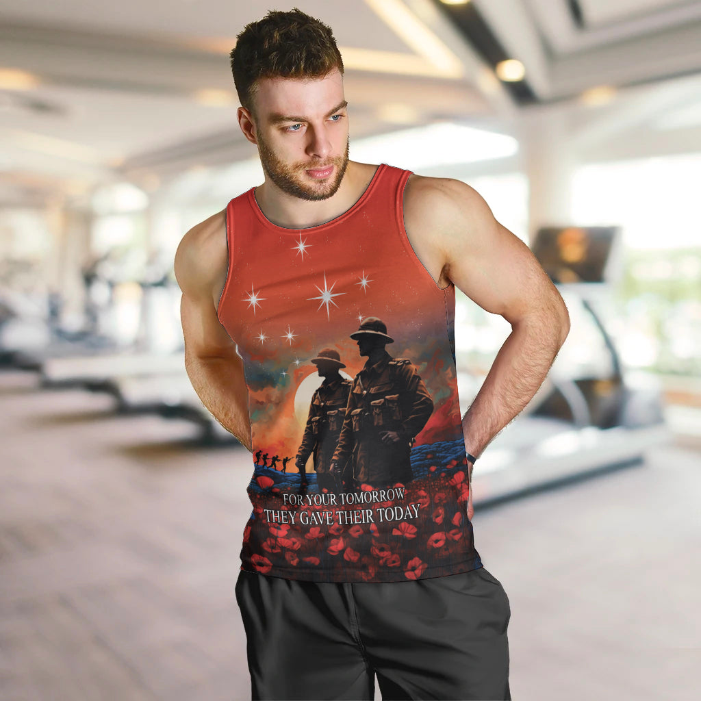 New Zealand ANZAC The Stars of Matariki Men Tank Top For Your Tomorrow They Gave Their Today