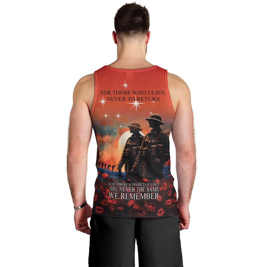 New Zealand ANZAC The Stars of Matariki Men Tank Top For Your Tomorrow They Gave Their Today
