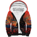 New Zealand ANZAC The Stars of Matariki Sherpa Hoodie For Your Tomorrow They Gave Their Today