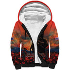 New Zealand ANZAC The Stars of Matariki Sherpa Hoodie For Your Tomorrow They Gave Their Today