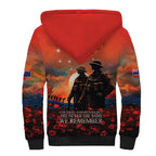 New Zealand ANZAC The Stars of Matariki Sherpa Hoodie For Your Tomorrow They Gave Their Today