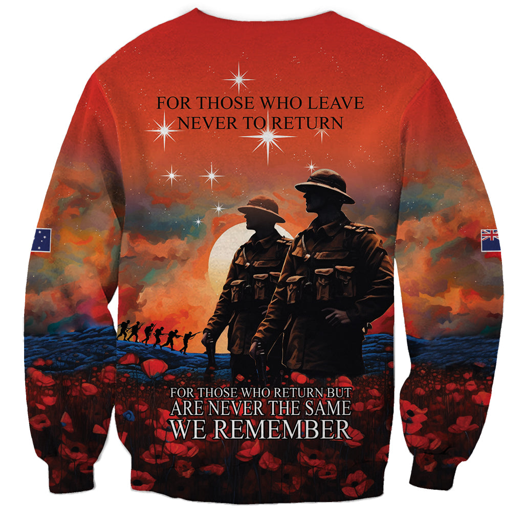 New Zealand ANZAC The Stars of Matariki Sweatshirt For Your Tomorrow They Gave Their Today