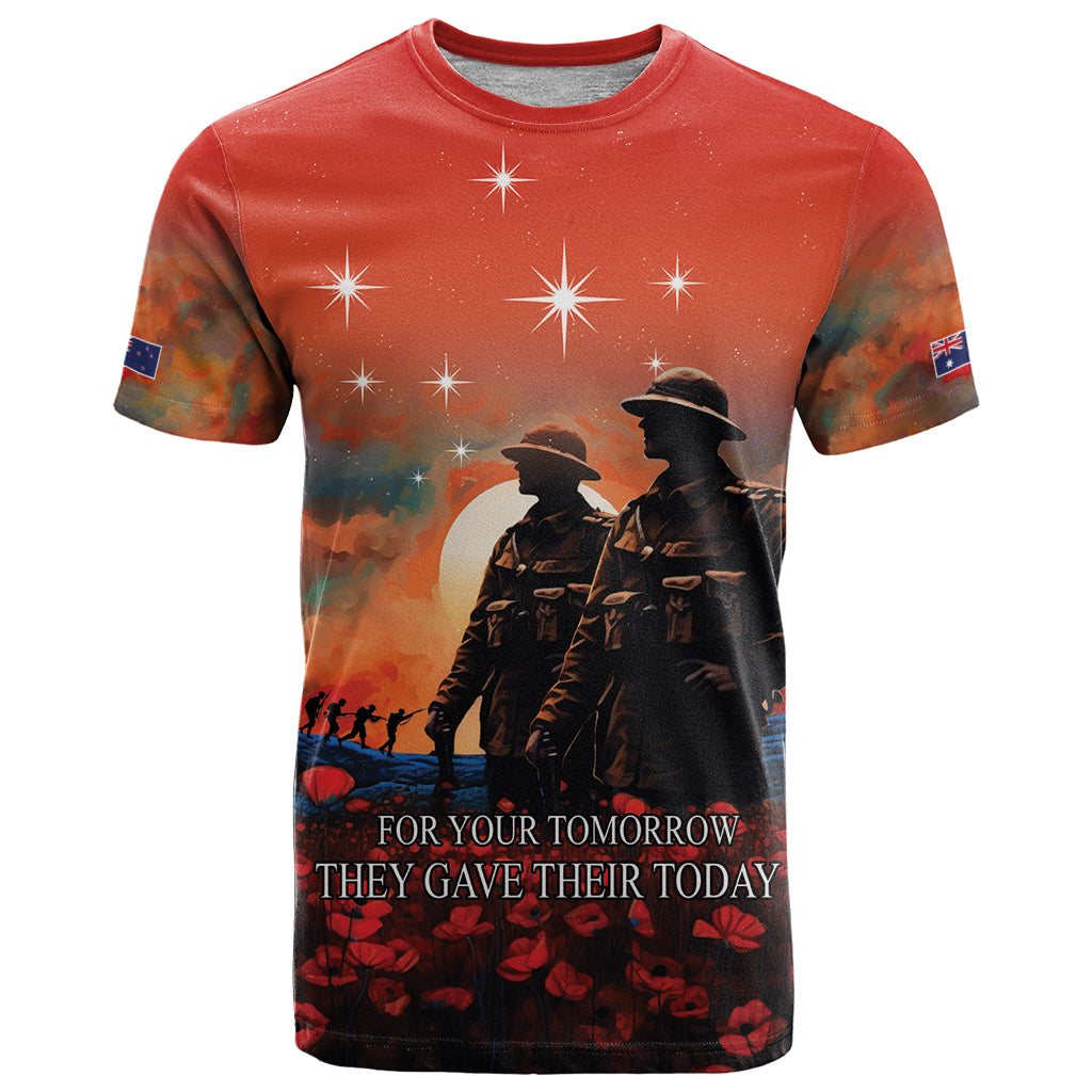 New Zealand ANZAC The Stars of Matariki T Shirt For Your Tomorrow They Gave Their Today