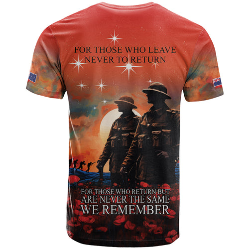 New Zealand ANZAC The Stars of Matariki T Shirt For Your Tomorrow They Gave Their Today