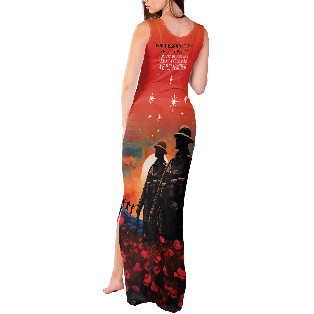 New Zealand ANZAC The Stars of Matariki Tank Maxi Dress For Your Tomorrow They Gave Their Today