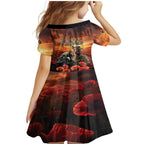 Kangaroo and Kiwi Soldier ANZAC Family Matching Mermaid Dress and Hawaiian Shirt The Last War Memorial