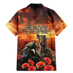 Kangaroo and Kiwi Soldier ANZAC Family Matching Mermaid Dress and Hawaiian Shirt The Last War Memorial