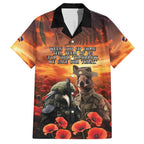 Kangaroo and Kiwi Soldier ANZAC Family Matching Off Shoulder Maxi Dress and Hawaiian Shirt The Last War Memorial