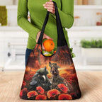 Kangaroo and Kiwi Soldier ANZAC Grocery Bag The Last War Memorial